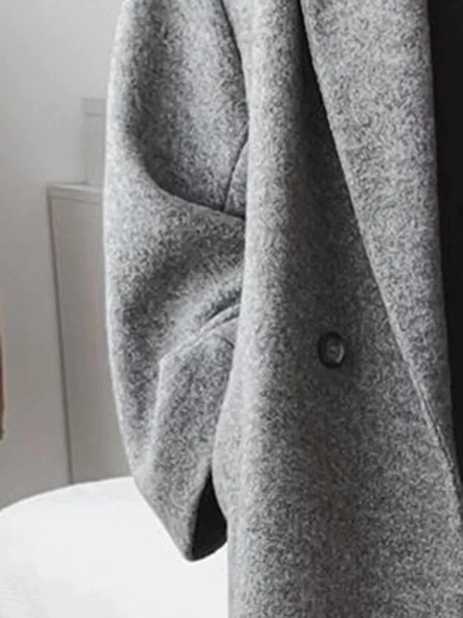 Silvana | Modern and Trendy Long Coat in Vegan Wool