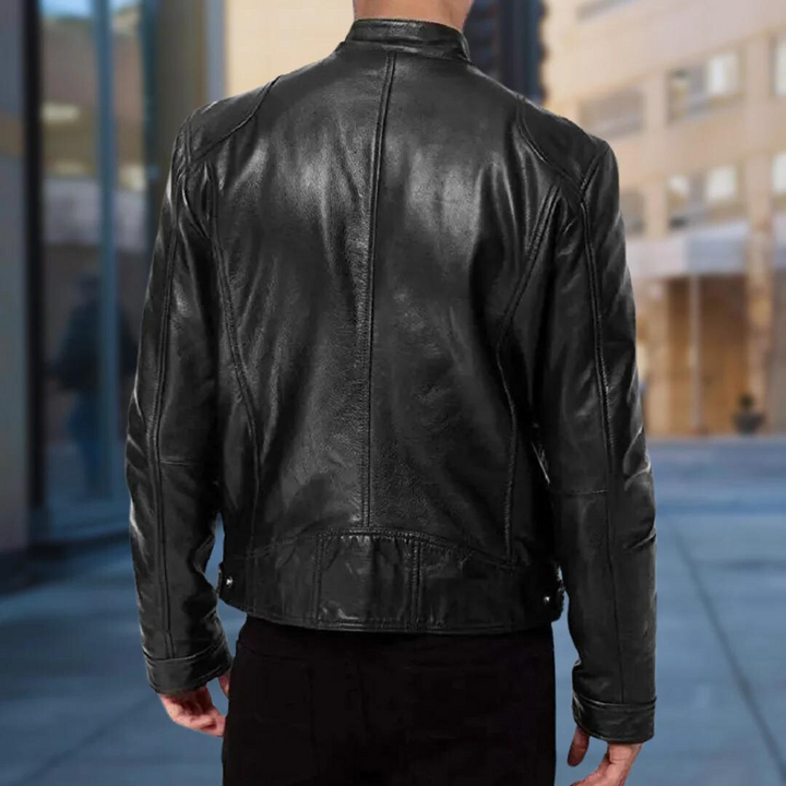 Sandro™ | Urban Vegan Leather Jacket