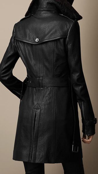 CLAIR | Luxury Italian Handmade Leather Trench