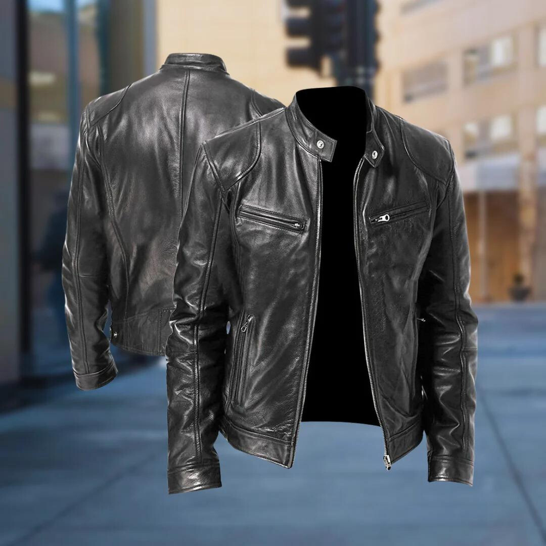 Sandro™ | Urban Vegan Leather Jacket