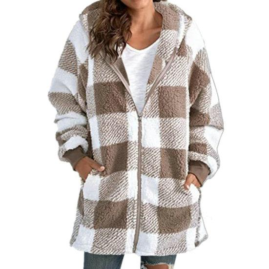 Albina™ Cozy Plaid Jacket