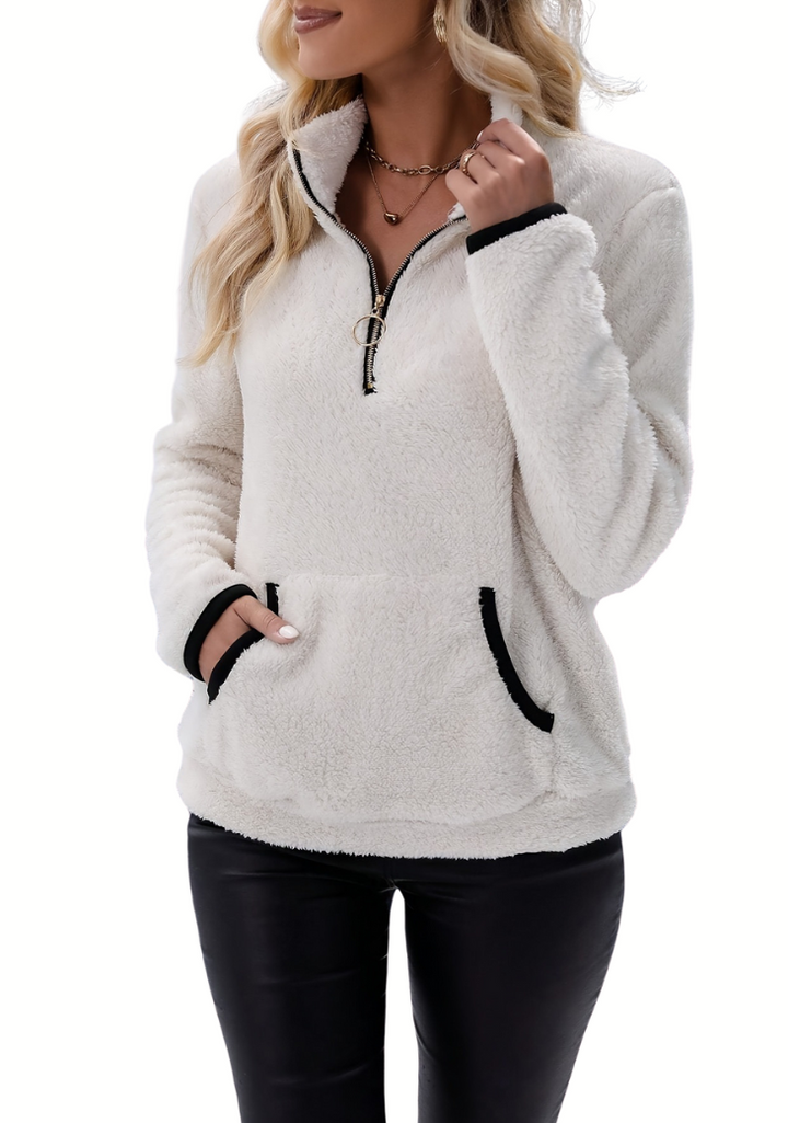 Rose | Half-zip Sweater