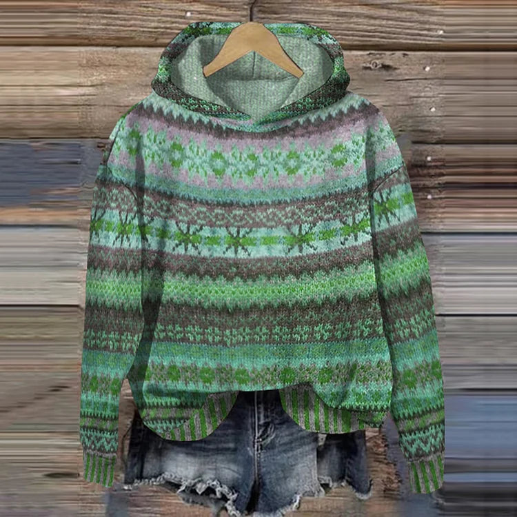 PAOLA™ | ETHNIC HOODED SWEATSHIRT