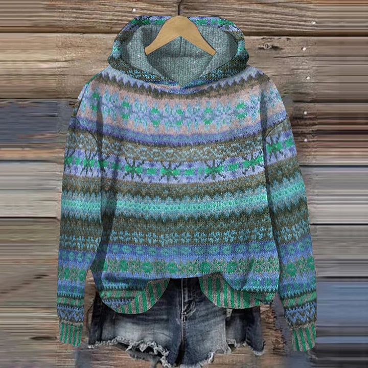 PAOLA™ | ETHNIC HOODED SWEATSHIRT