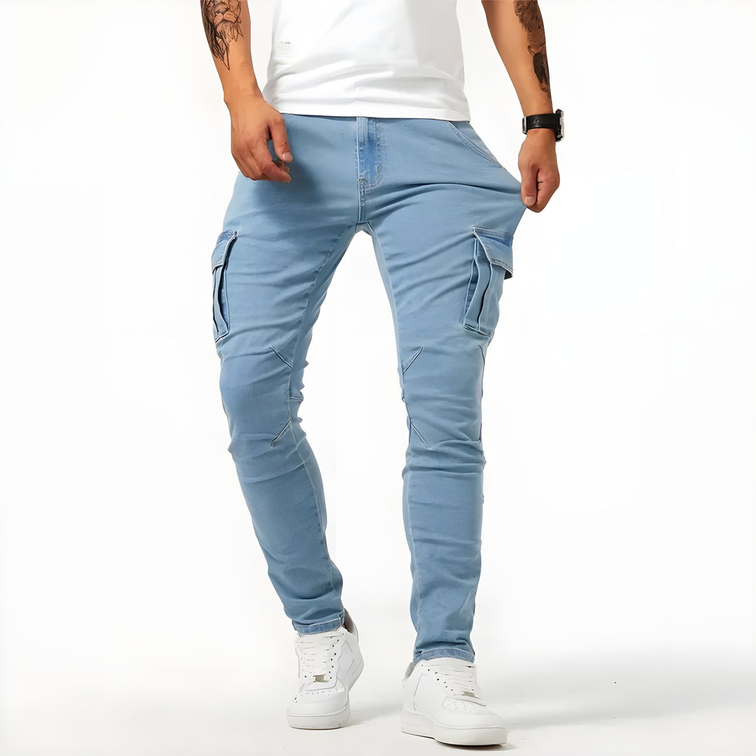 Samuel™ | Stretch Denim Cargo Pants