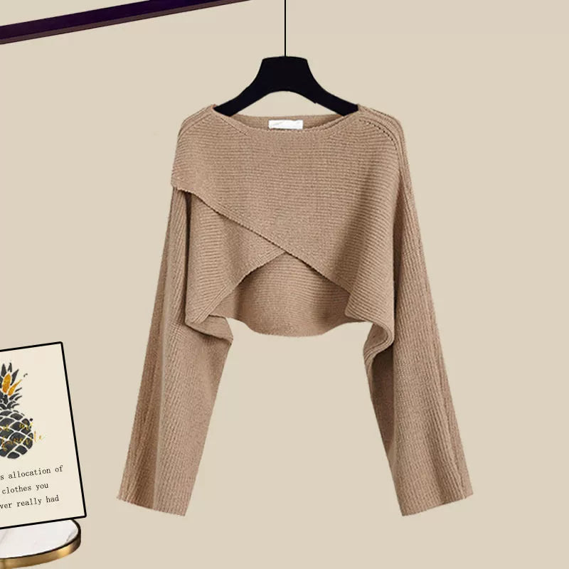 Tina | Cashmere Three-Piece Long Sleeve Set