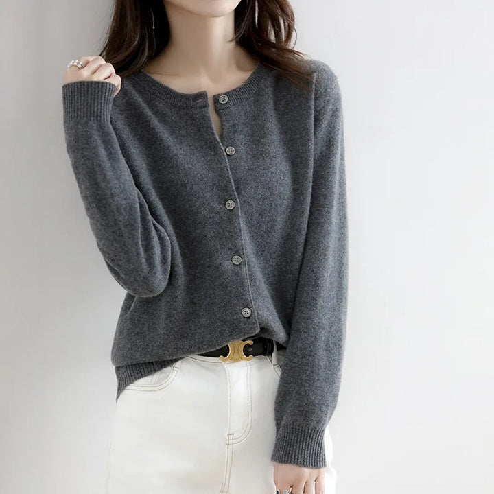 Selena™ | Casual Cashmere Cardigan Sweater