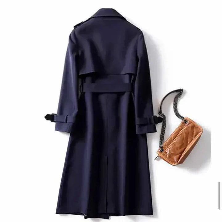 Chloe™ - Classic Cashmere Trench Coat with Belt