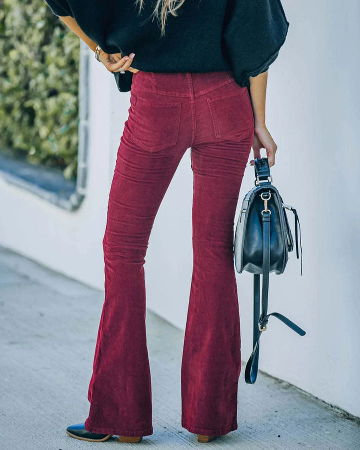 Selena - High-Waisted Flared Pants for Women