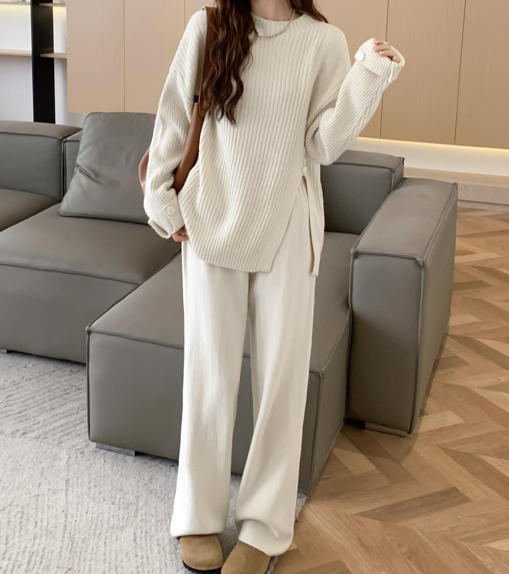 AUDREY - MODERN STYLISH KNITTED 2-PIECE SET