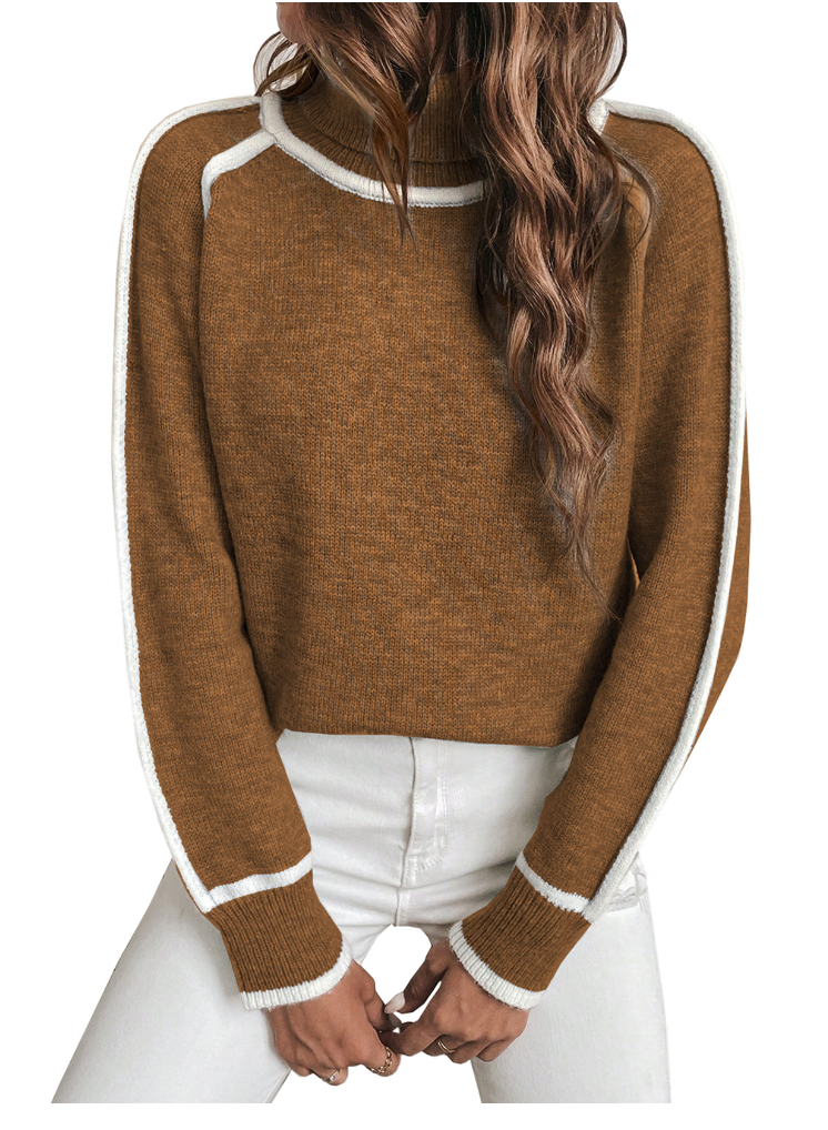 Elle - Warm Cashmere Turtleneck Sweater