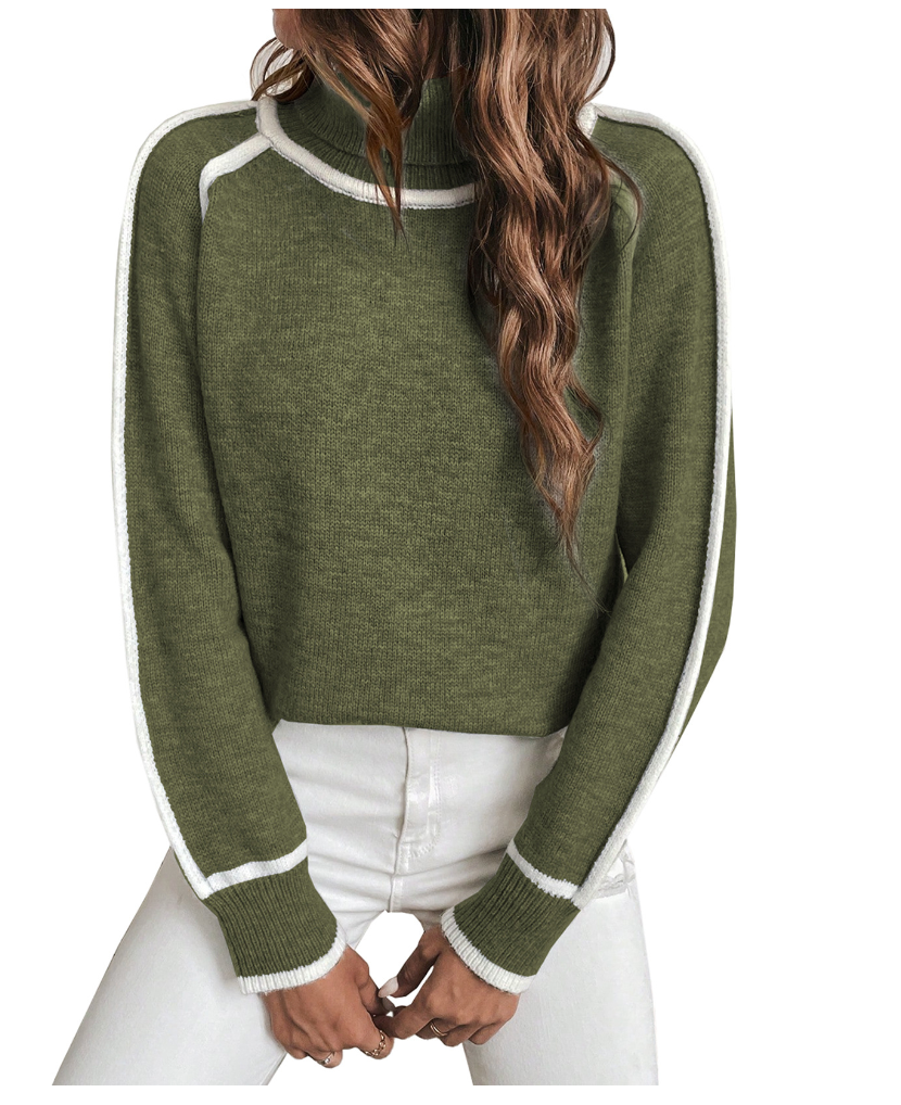 Elle - Warm Cashmere Turtleneck Sweater