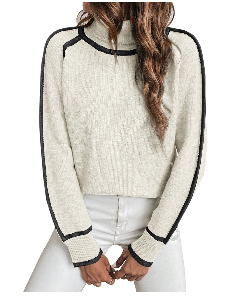 Elle - Warm Cashmere Turtleneck Sweater