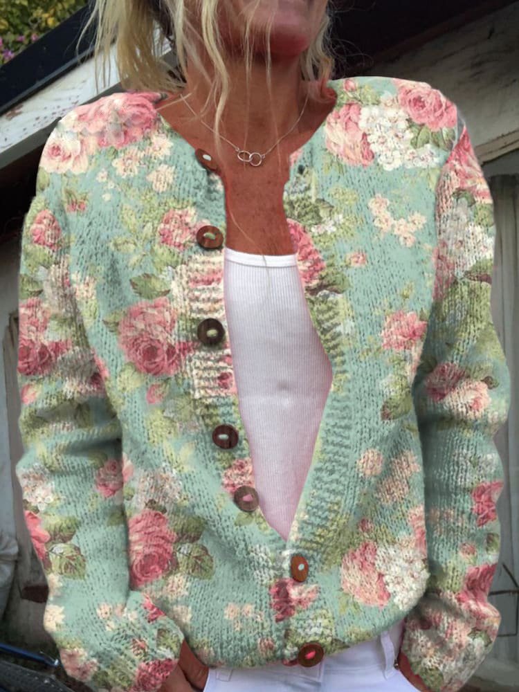 Erma™ | Floral Patterned Cardigan