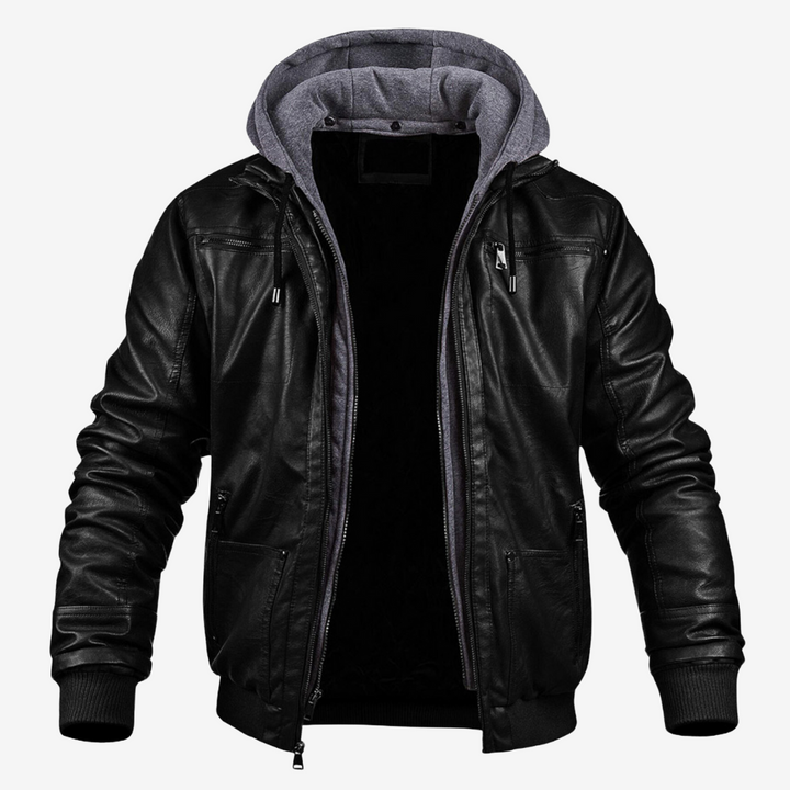 Marcus | Luxe Winter Leather Jacket