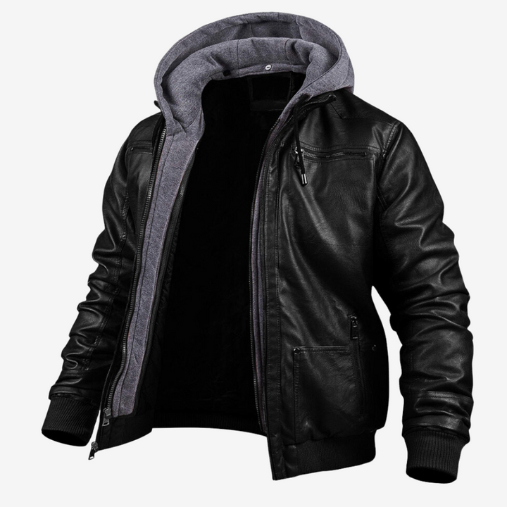 Marcus | Luxe Winter Leather Jacket