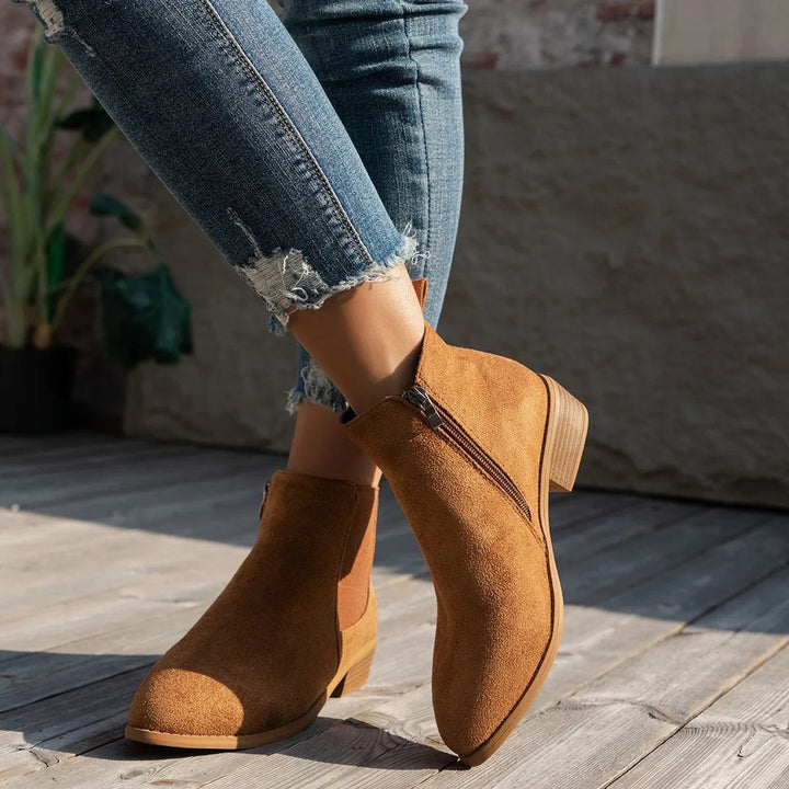 Irma | Zip-Up Ankle Boots