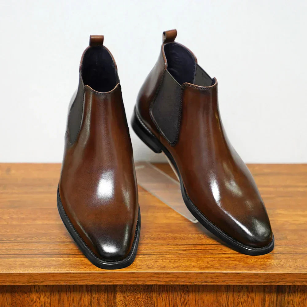 Andre | Refined Leather Chelsea Boots